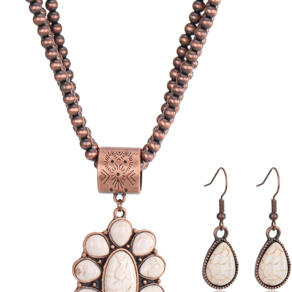 Rustic Couture's Western Jewelry Set for Women Cowgirl Vintage Western Necklace
